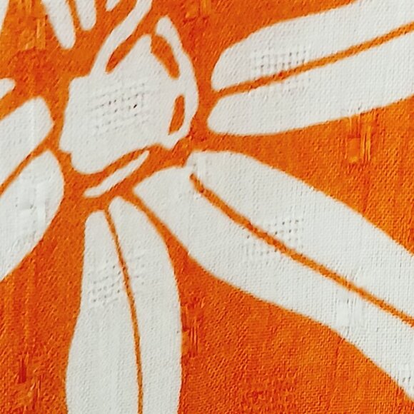 C & C California, Palazzo Pants Size Small Orange & White Floral Tropical Print - Picture 3 of 16